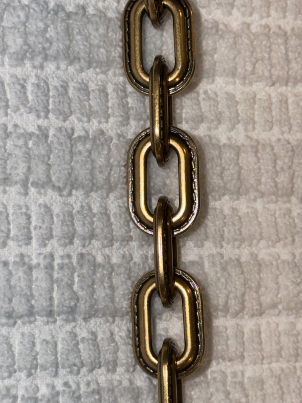 Coach Antique Brass Chain with Signature Tag - Picture 4 of 6